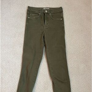 Free people green jeans